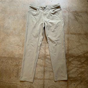 Men’s Lululemon ABC Pants Khaki 32x32